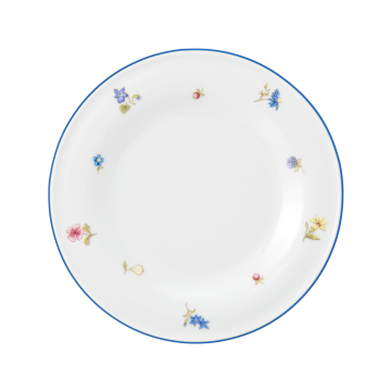 Teller flach 17 cm Community Streublume blaue Linie 57390