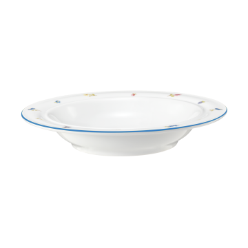 Teller tief 23 cm Community Streublume blaue Linie 57390