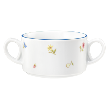 Obere zur Suppentasse 0,30 l Community Streublume blaue Linie 57390