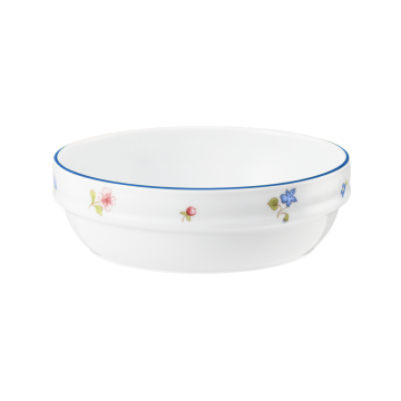 Salats rund 13,5 cm Community Streublume blaue Linie 57390