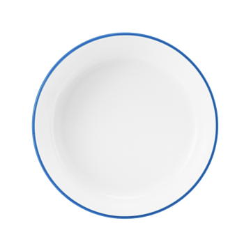 Salats rund 13,5 cm Community Streublume blaue Linie 57390