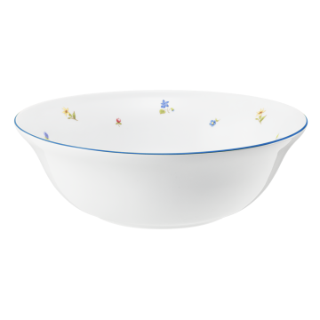 Schüssel rund 24 cm Community Streublume blaue Linie 57390