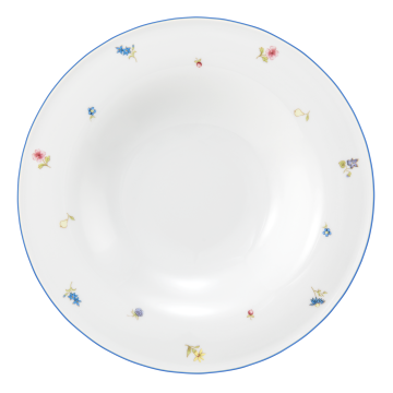 Pastateller tief 27 cm Community Streublume blaue Linie 57390