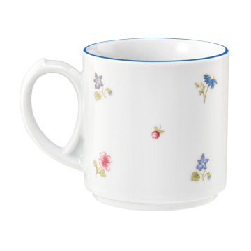 Becher mit Henkel 0,28 l Community Streublume blaue Linie 57390