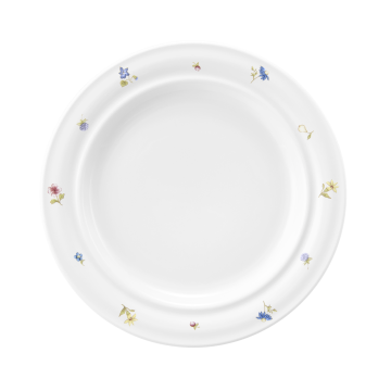 Teller flach 23 cm Fahne Community Streublume 57391