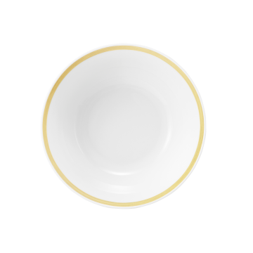 Schüssel rund 18 cm Community Pinselband ocker 57392