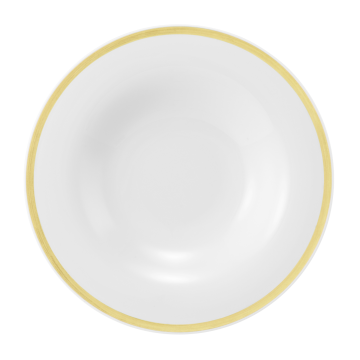 Pastateller tief 27 cm Community Pinselband ocker 57392