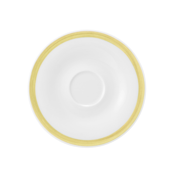 Untere zur Moccatasse 13,5 cm Community Pinselband ocker 57392