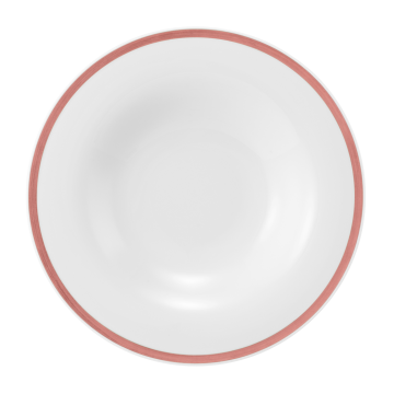 Pastateller tief 27 cm Community Pinselband rot 57393