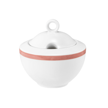 Zuckerdose 2  0,28 l Community Pinselband rot 57393