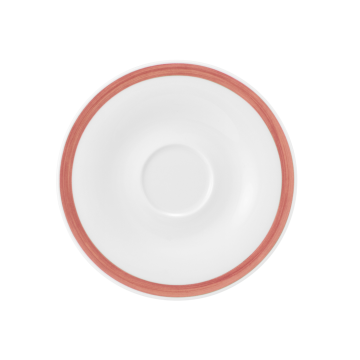 Untere zur Moccatasse 13,5 cm Community Pinselband rot 57393
