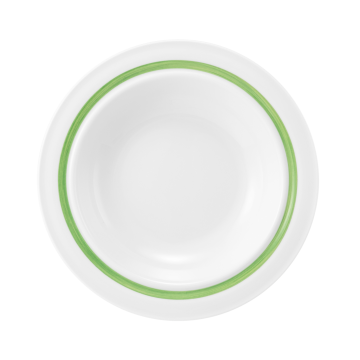 Teller tief 23 cm Community Pinselband grün 57394