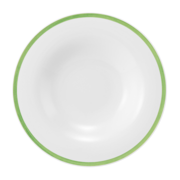 Pastateller tief 27 cm Community Pinselband grün 57394