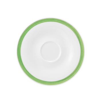 Untere zur Moccatasse 13,5 cm Community Pinselband grün 57394