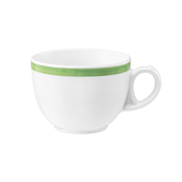 Obere zur Kaffeetasse 0,22 l Tulpe Community Pinselband grün 57394