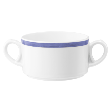 Obere zur Suppentasse 0,30 l Community Pinselband blau 57395