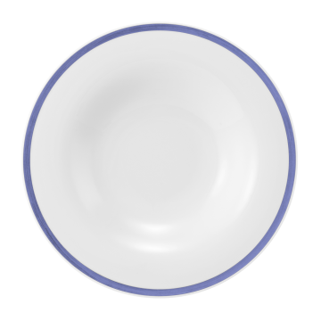 Pastateller tief 27 cm Community Pinselband blau 57395