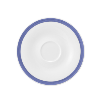 Untere zur Moccatasse 13,5 cm Community Pinselband blau 57395