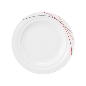 Teller flach 20 cm Fahne Community Red Line 57402