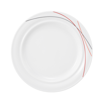 Teller flach 23 cm Fahne Community Red Line 57402