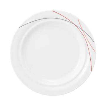 Teller flach 25,5 cm (Systemteller) Community Red Line 57402