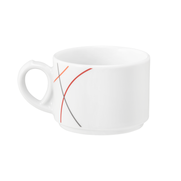 Obere zur Kaffeetasse 0,18 l Community Red Line 57402