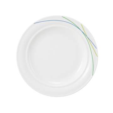 Teller flach 20 cm Fahne Community Green Line 57403