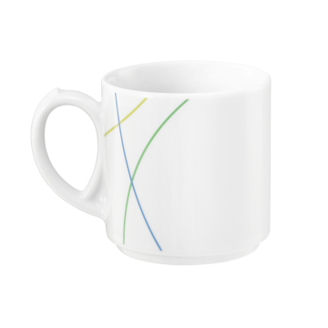 Becher mit Henkel 0,28 l Community Green Line 57403