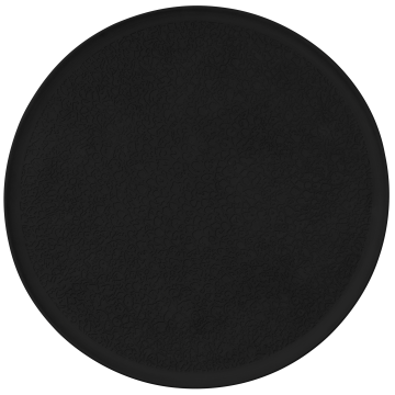 Platte rund 37,5 cm Vollrelief Nori Bisquit schwarz