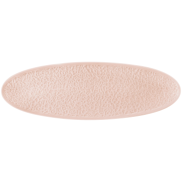 Coupplatte 44x14 cm Vollrelief Nori Rosé uni