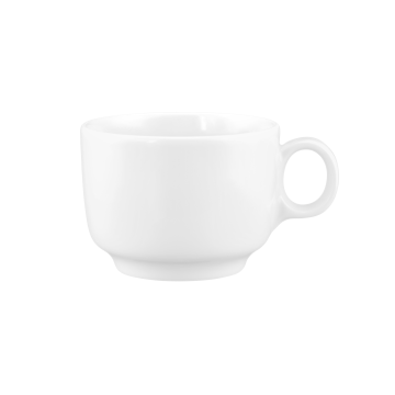 Obere zur Kaffee-/Cappuccinotasse 0,21 l Sento weiß uni