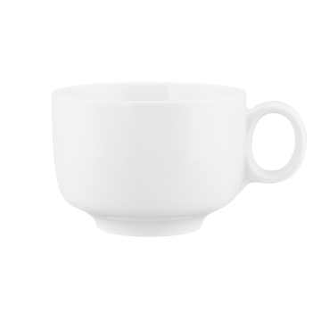 Obere zur Milchkaffeetasse 0,35 l Sento weiß uni
