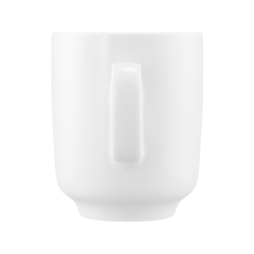 Becher mit Henkel 0,40 l Sento weiß uni