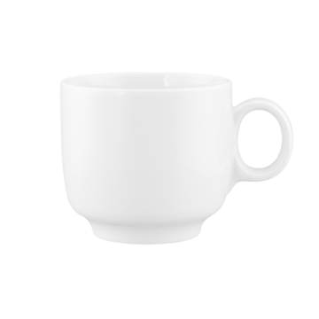 Becher mit Henkel 0,30 l Sento weiß uni