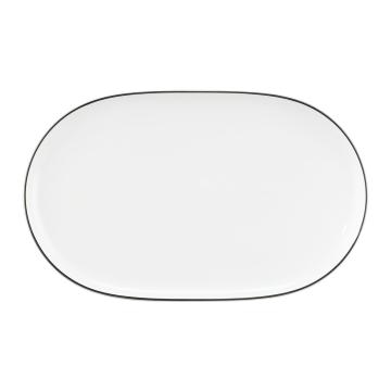 Teller/Platte oval 33x20 cm Sento Black Line 10933