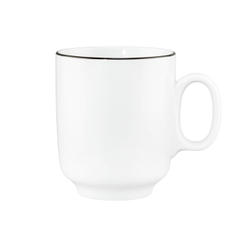 Becher mit Henkel 0,40 l Sento Black Line 10933