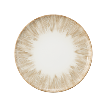 Teller flach 21,5 cm Sento Radiate Beige 58413