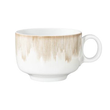 Obere zur Milchkaffeetasse 0,35 l Sento Radiate Beige 58413