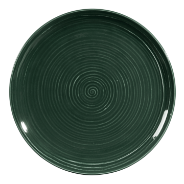 Speiseteller rund 27,5 cm Terra Moosgrün uni