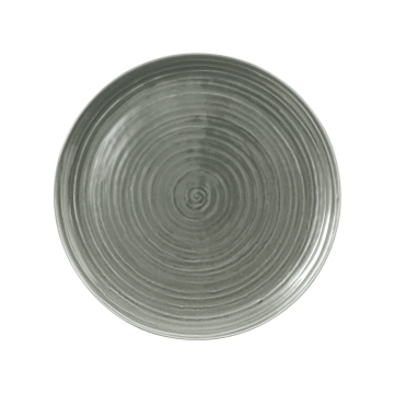 Speiseteller rund 31 cm Terra Perlgrau uni