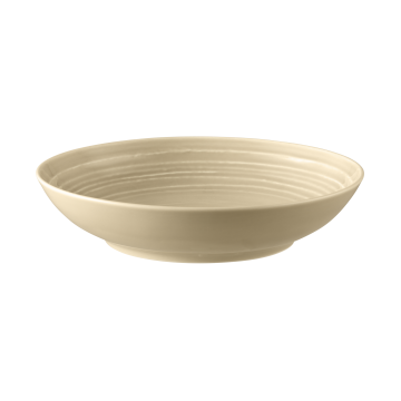 Suppenteller rund 21 cm Terra Sandbeige uni
