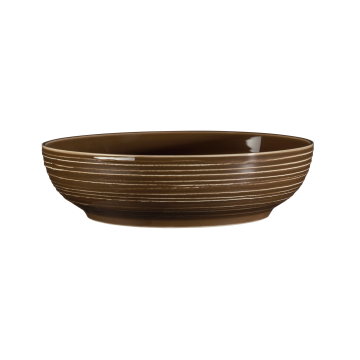 Foodbowl 25 cm Terra Erdbraun uni