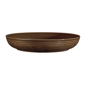 Foodbowl 28 cm Terra Erdbraun uni