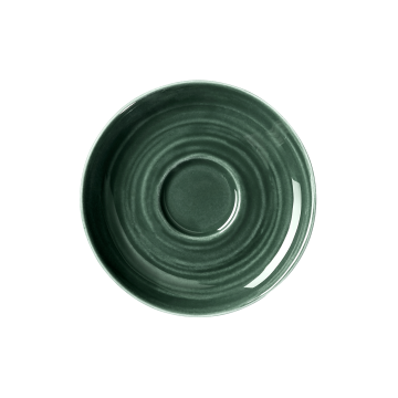 Espressountertasse 12 cm Terra Moosgrün uni