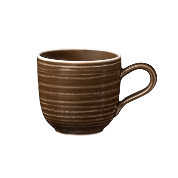 Espressoobertasse 0,09 l Terra Erdbraun uni