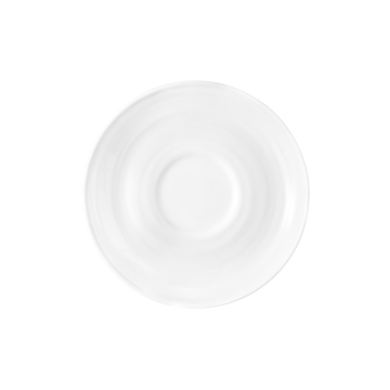Teeuntertasse 13,5 cm Terra weiß uni