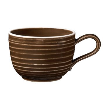 Kaffeeobertasse 0,20 l Terra Erdbraun uni
