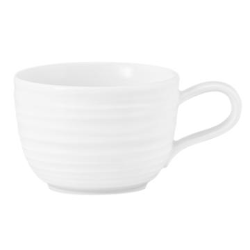Kaffeeobertasse 0,20 l Terra weiß uni