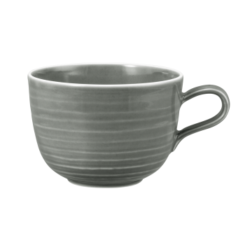 Milchkaffeeobertasse 0,38 l Terra Perlgrau uni