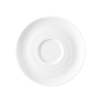 Kombi-Untertasse groß 16,5 cm Terra weiß uni
